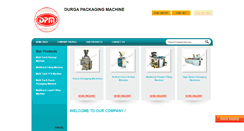 Desktop Screenshot of durgapackagingmachine.com