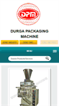 Mobile Screenshot of durgapackagingmachine.com